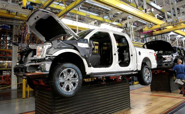 Fábrica de Ford en Michigan, Estados Unidos.