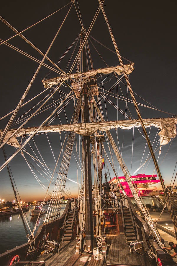 El histórico navío estará en la Marina hasta el próximo domingo. Su horario de visita es de 10 a 20 horas. 