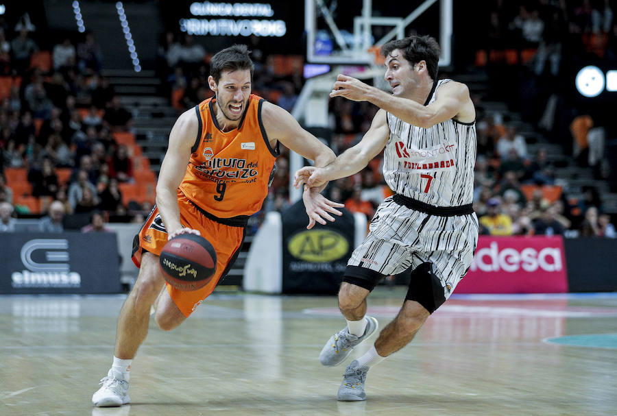 Victoria taronja ante su afición, la primera de la Liga Endesa. El encuentro concluye con un abultado marcador pero el triunfo no convence a la parroquia local.