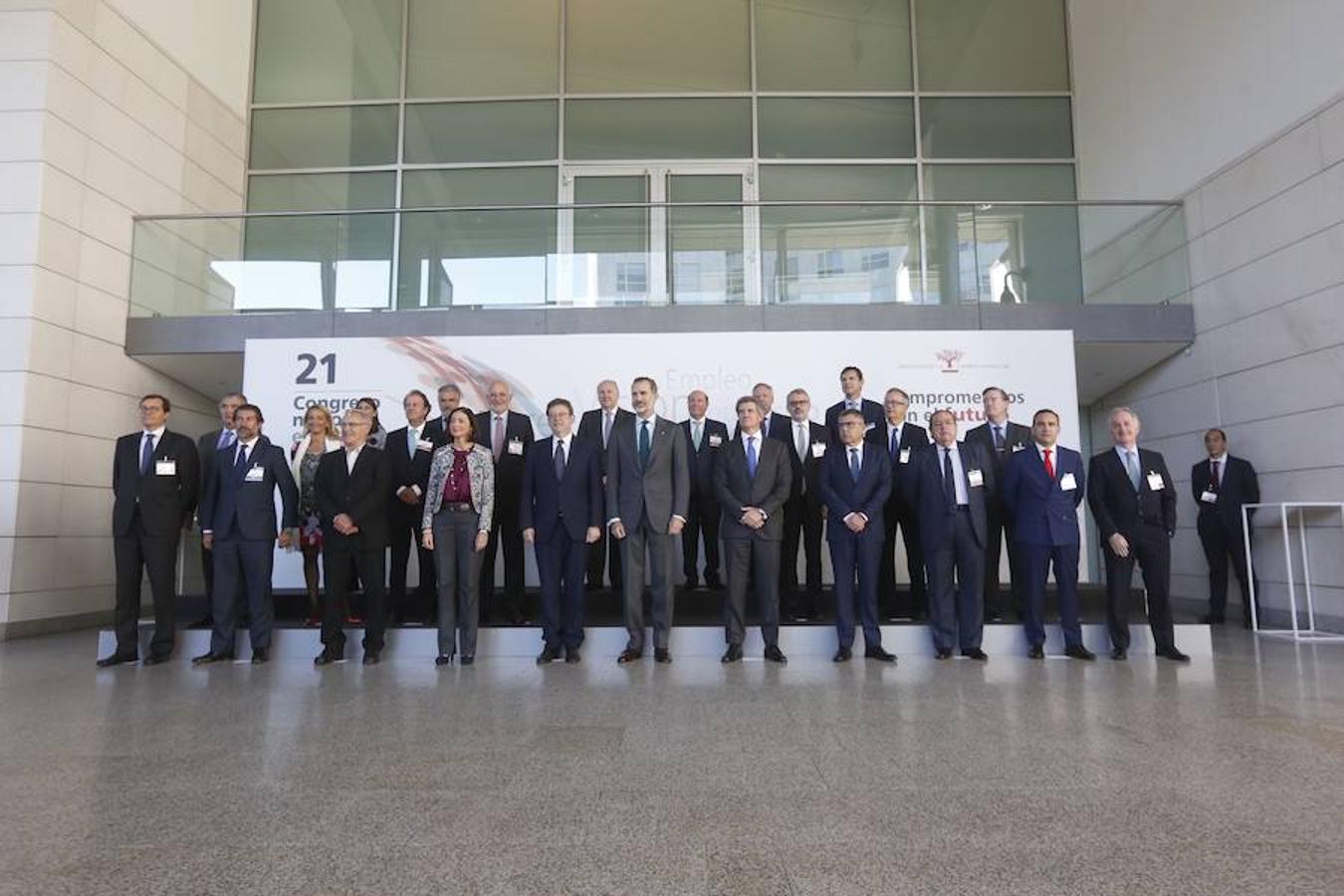 Fotos: El rey Felipe VI inaugura el XXI Congreso Nacional de Empresa Familiar en Valencia