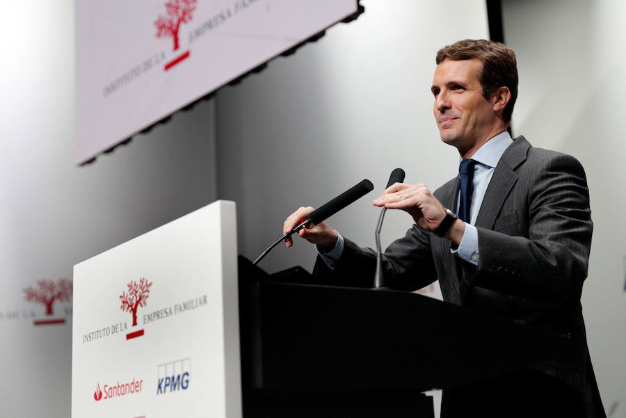 Fotos: Pablo Casado asiste al XXI Congreso Nacional de la Empresa Familiar de Valencia