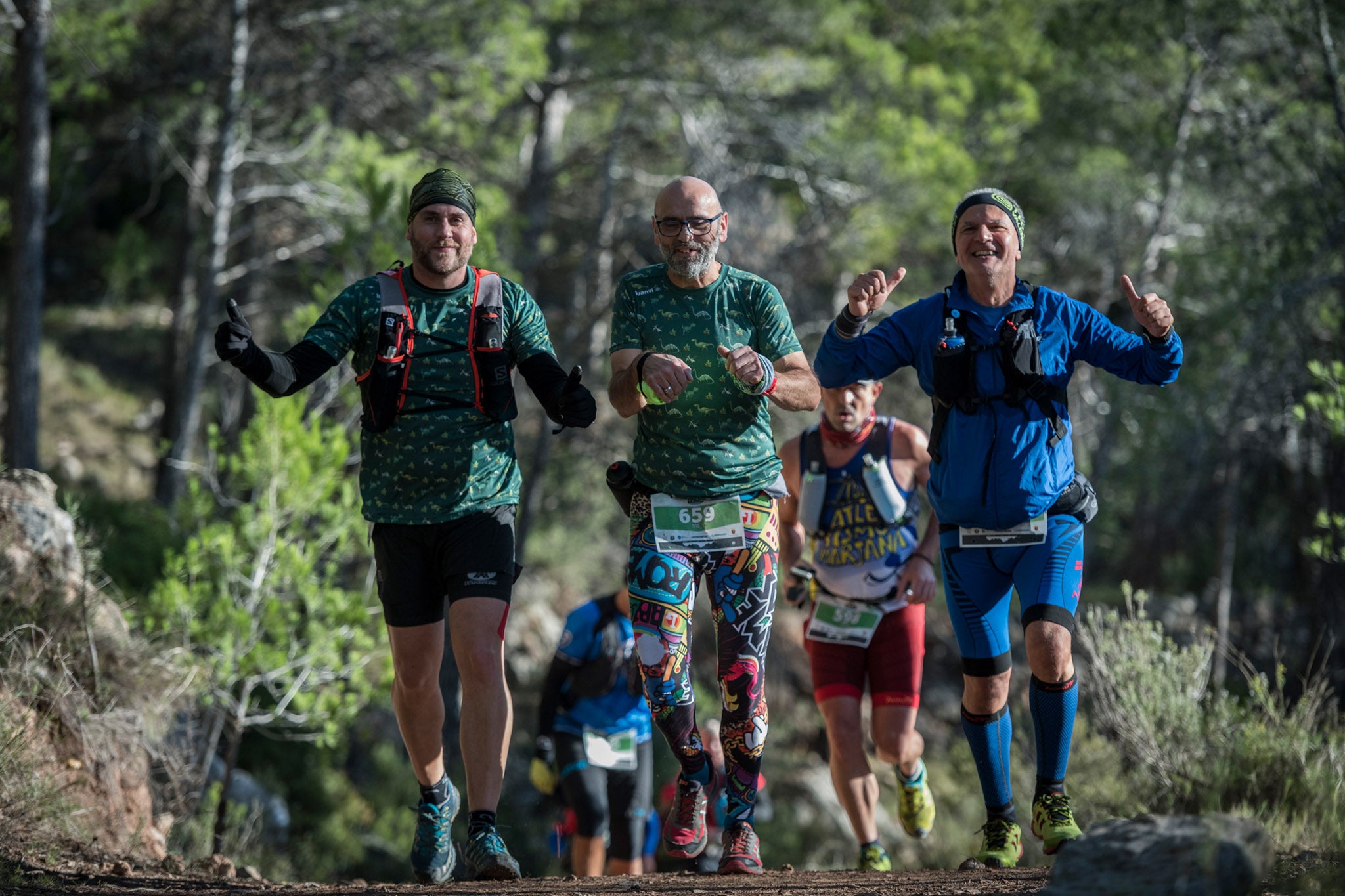 Galería de fotos de la carrera de treinta kilómetros celebrada el domingo 4 de noviembre en el Trail de Montanejos.