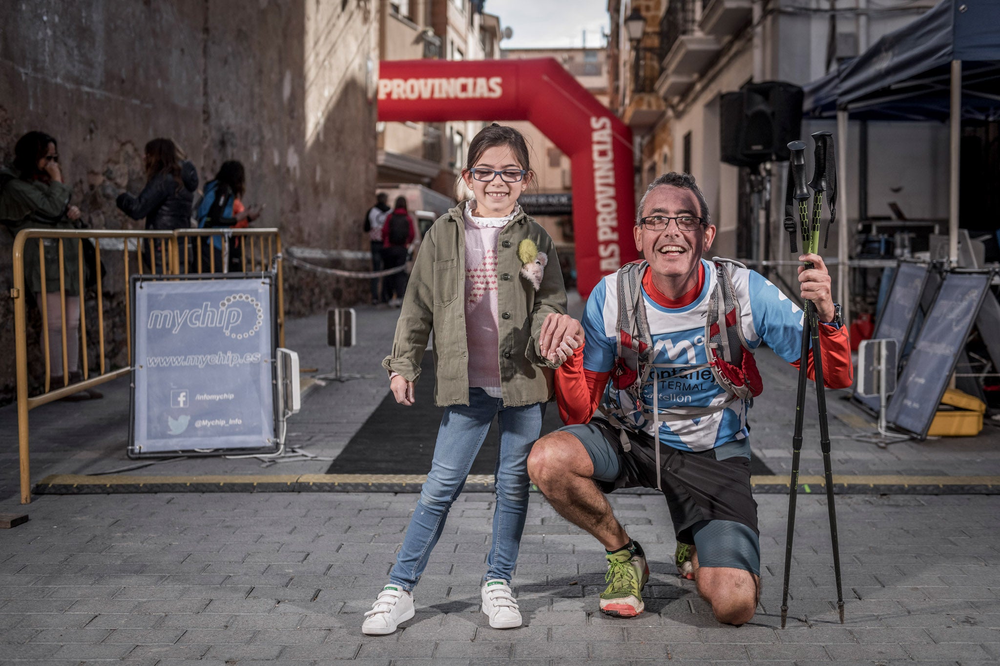 Galería de fotos de la llegada a meta de la carrera de 55 kilómetros del Trail de Montanejos 2018 