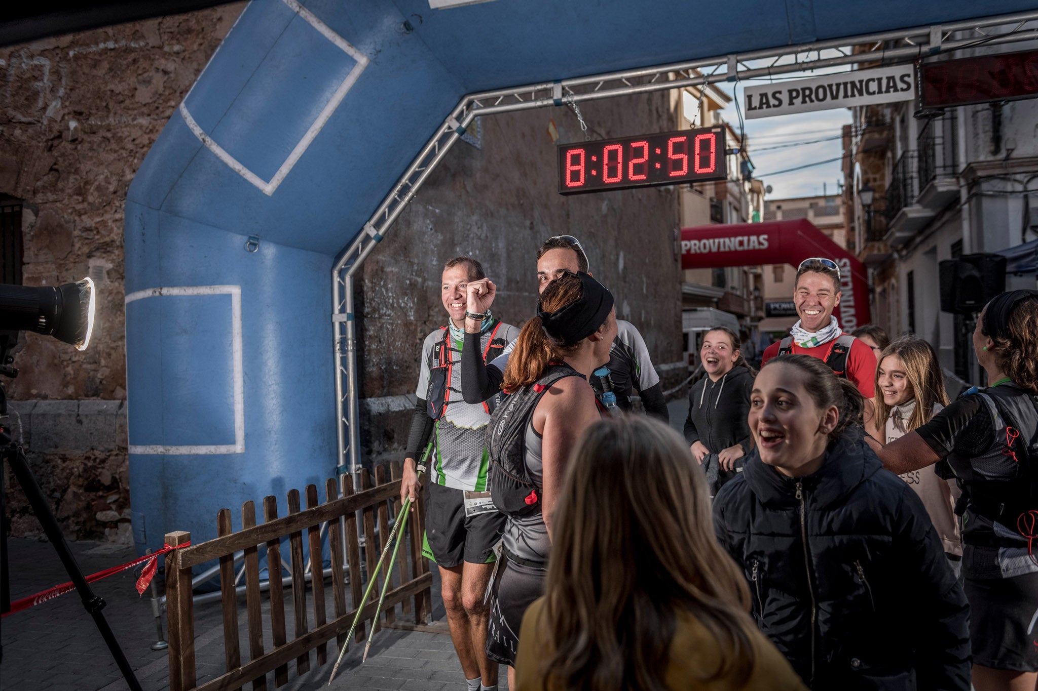 Galería de fotos de la llegada a meta de la carrera de 55 kilómetros del Trail de Montanejos 2018 