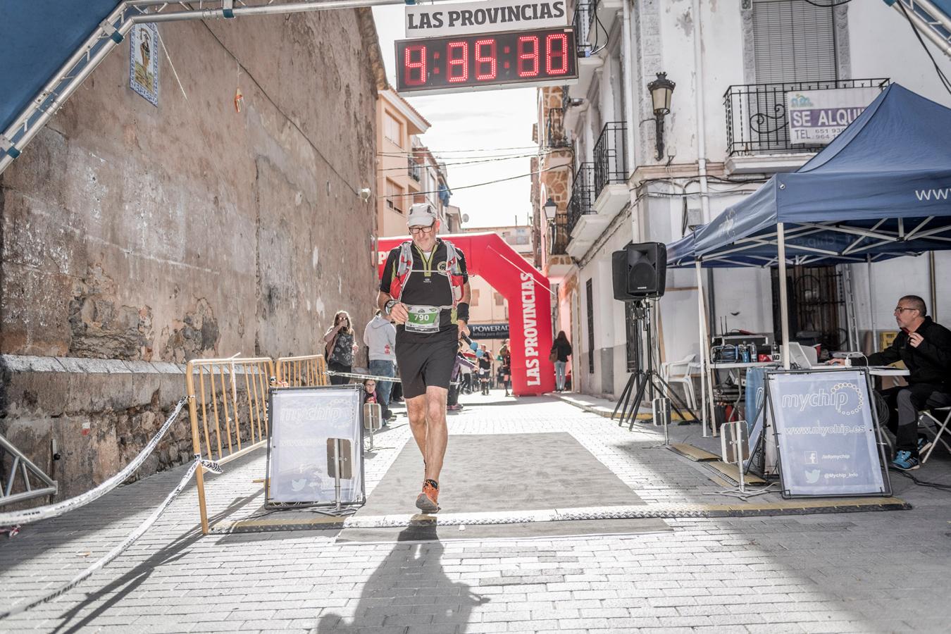 Galería de fotos de la llegada a meta de la carrera de 30 kilómetros del Trail de Montanejos 2018