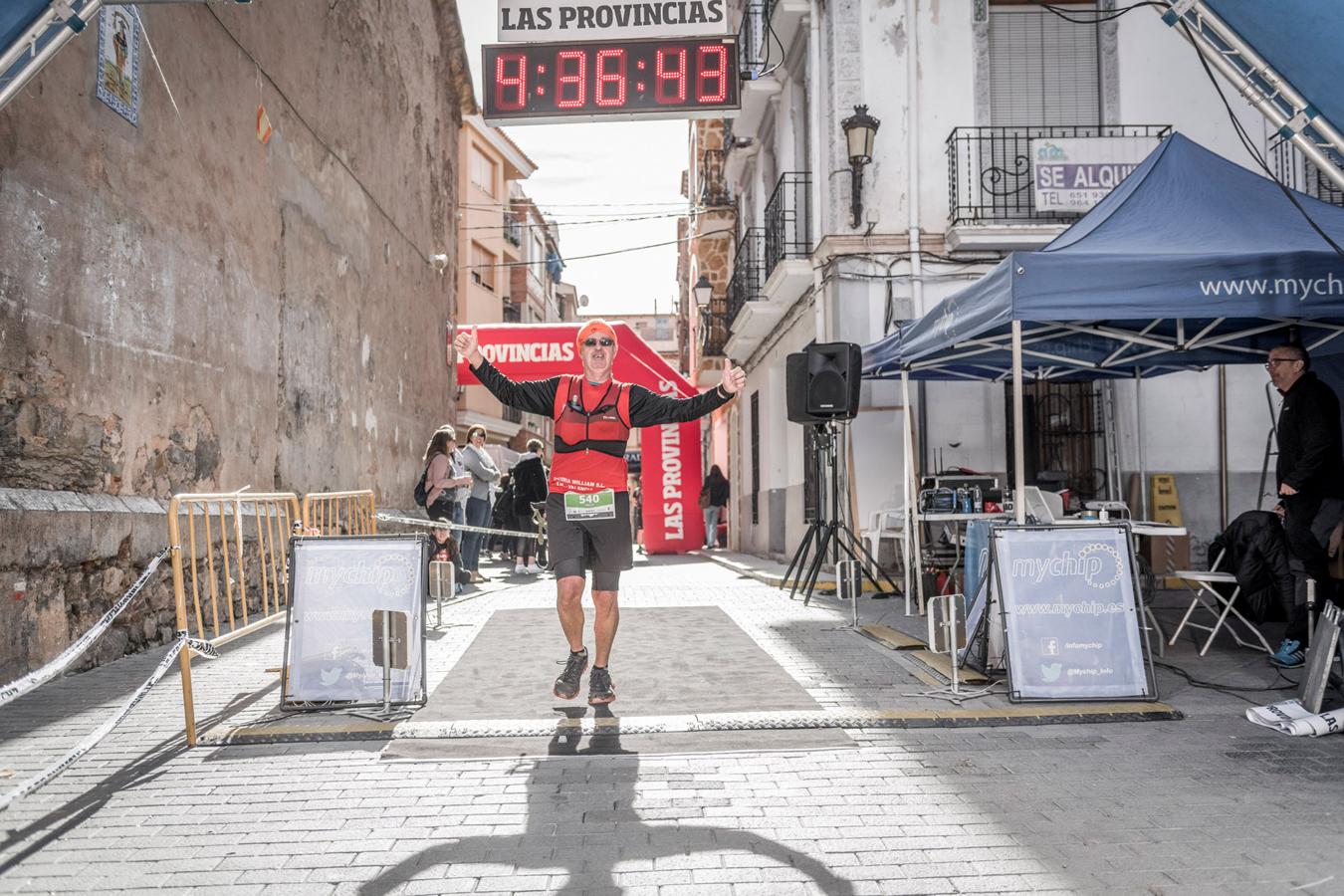 Galería de fotos de la llegada a meta de la carrera de 30 kilómetros del Trail de Montanejos 2018