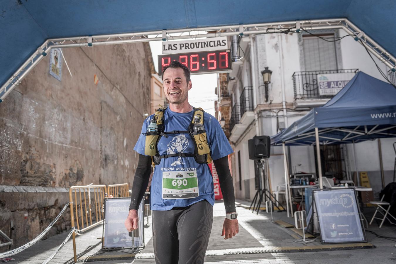 Galería de fotos de la llegada a meta de la carrera de 30 kilómetros del Trail de Montanejos 2018