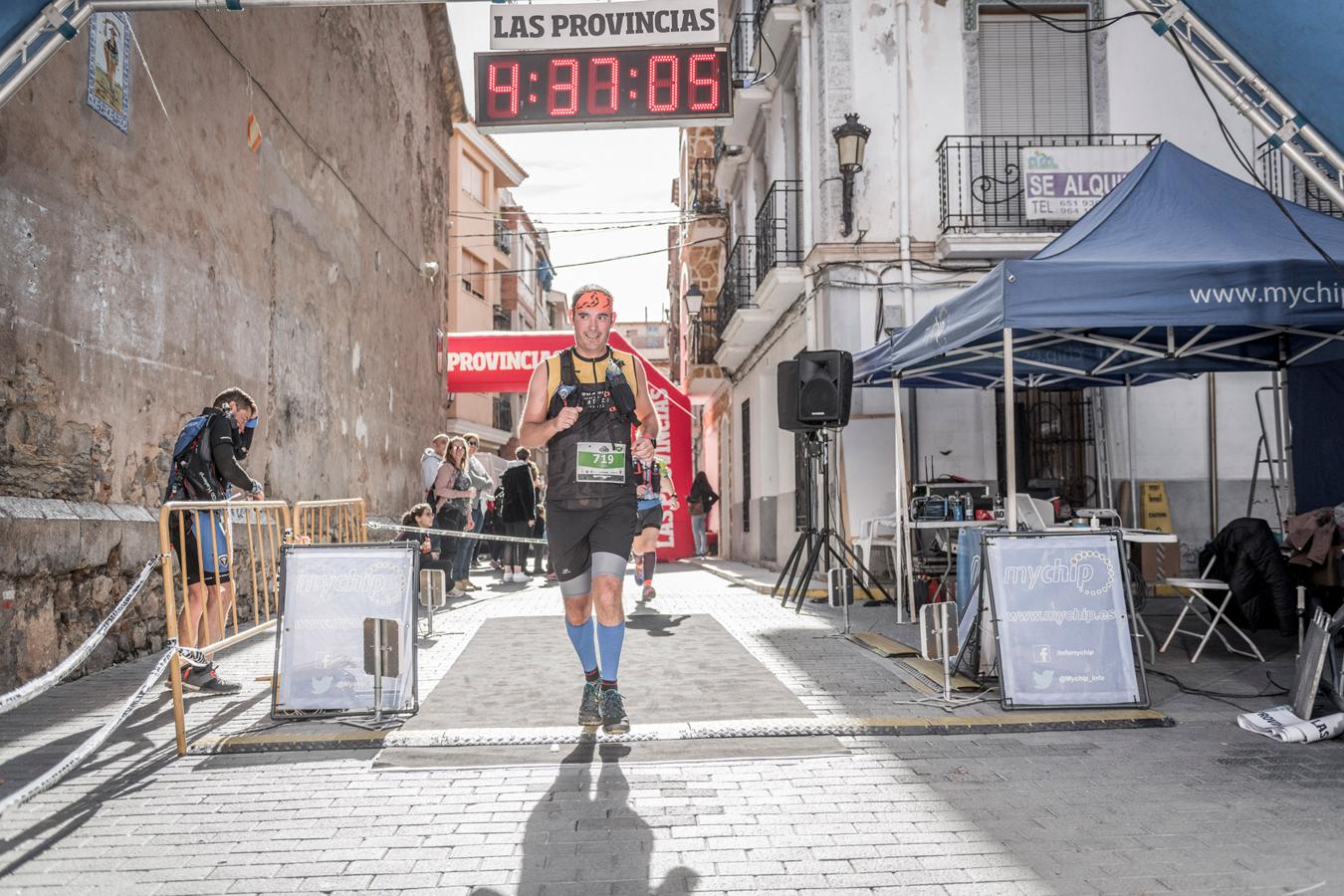 Galería de fotos de la llegada a meta de la carrera de 30 kilómetros del Trail de Montanejos 2018