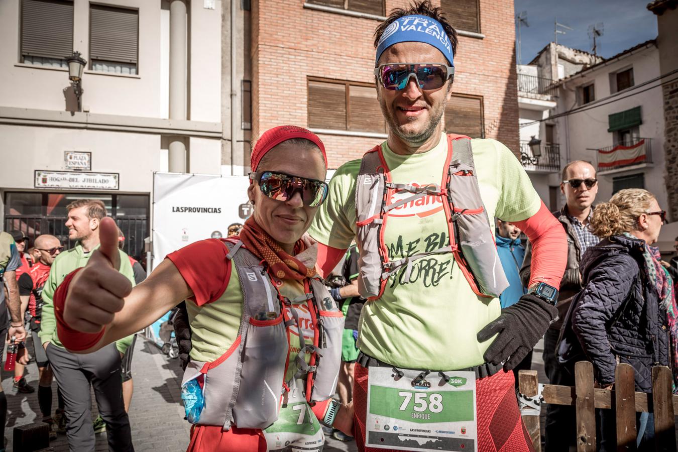 Galería de fotos de la llegada a meta de la carrera de 30 kilómetros del Trail de Montanejos 2018