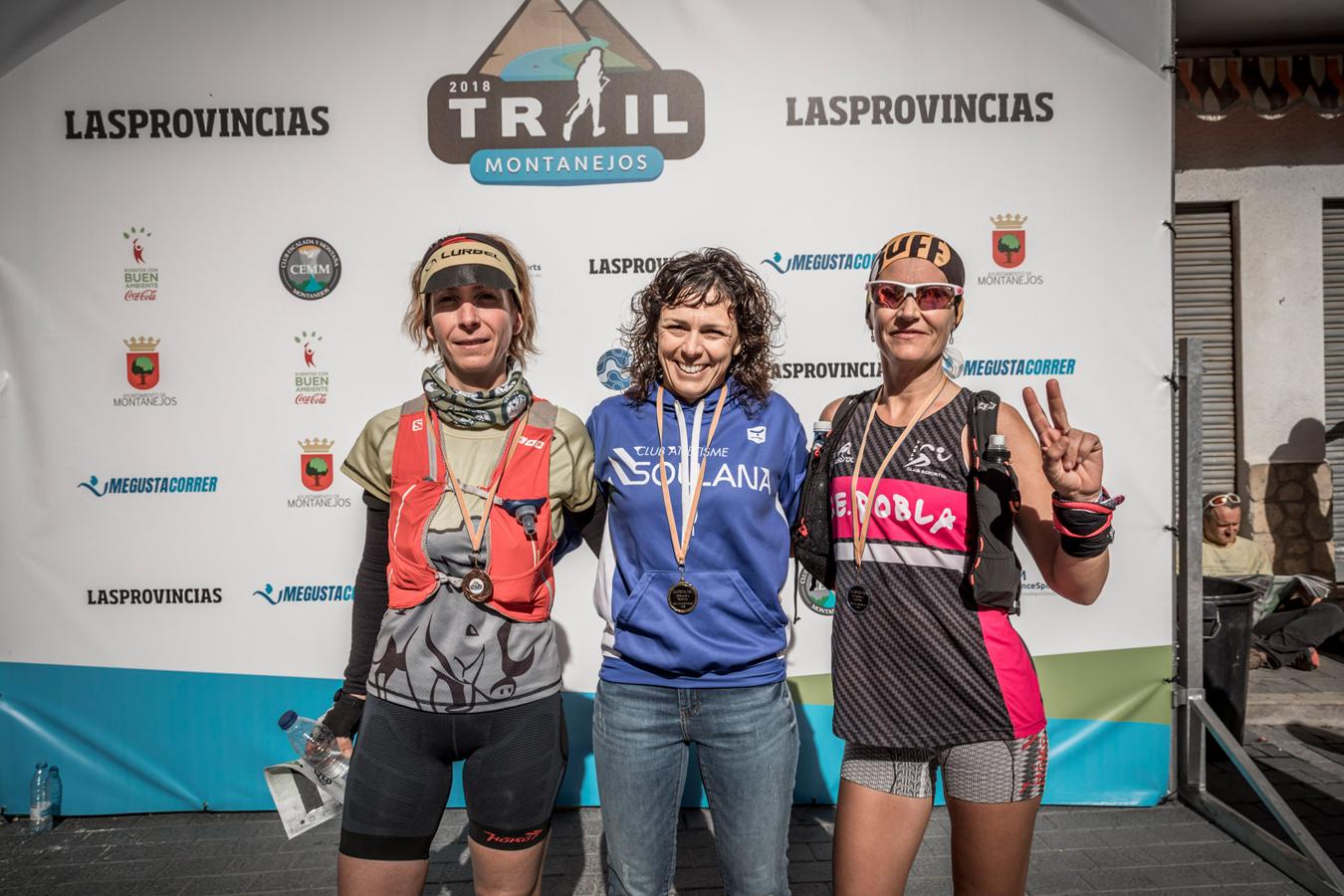 Galería de fotos de la llegada a meta de la carrera de 30 kilómetros del Trail de Montanejos 2018