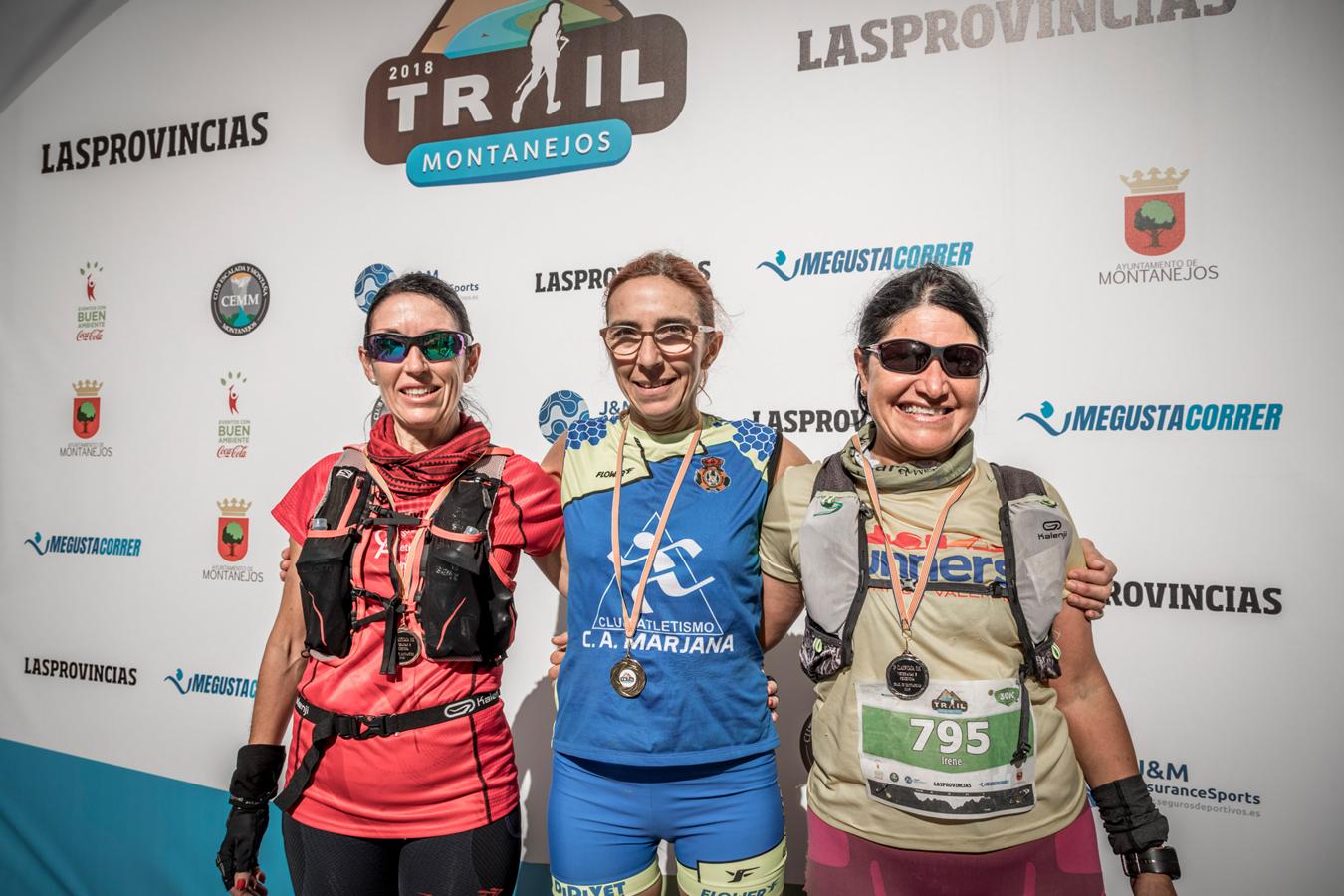 Galería de fotos de la llegada a meta de la carrera de 30 kilómetros del Trail de Montanejos 2018