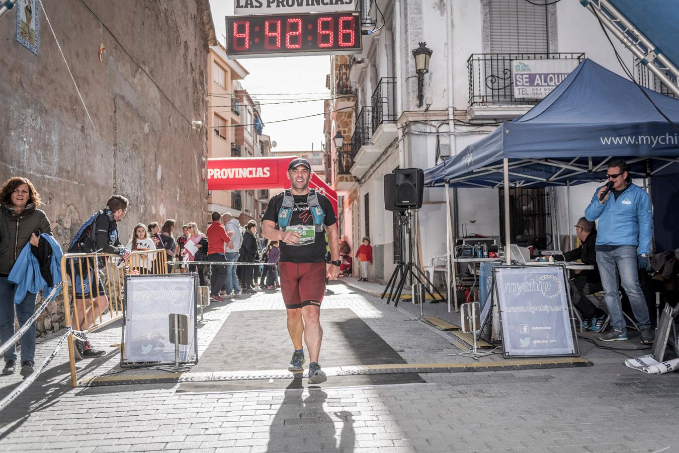 Galería de fotos de la llegada a meta de la carrera de 30 kilómetros del Trail de Montanejos 2018