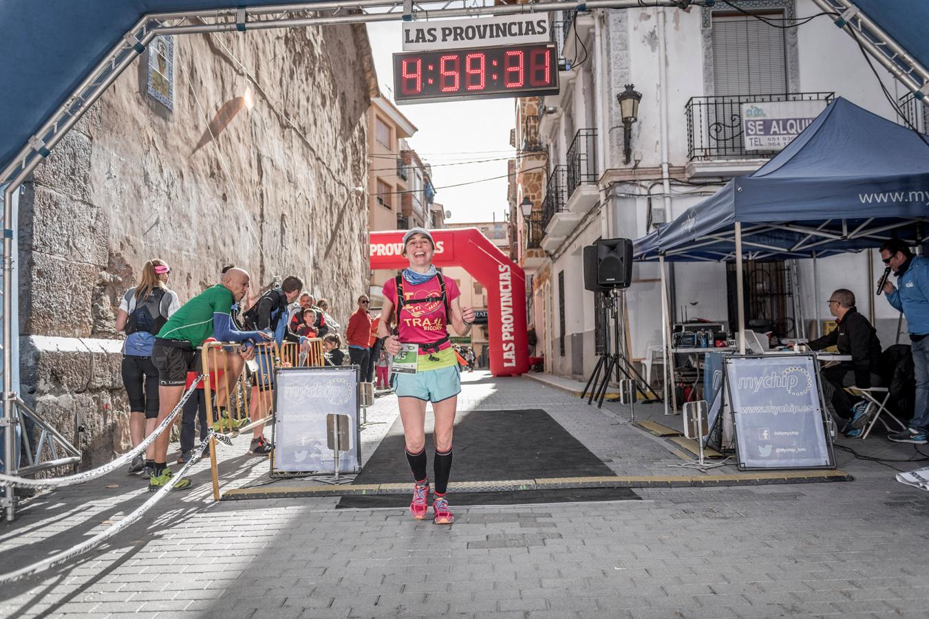 Galería de fotos de la llegada a meta de la carrera de 30 kilómetros del Trail de Montanejos 2018