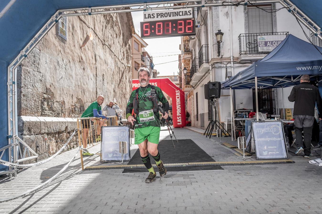 Galería de fotos de la llegada a meta de la carrera de 30 kilómetros del Trail de Montanejos 2018