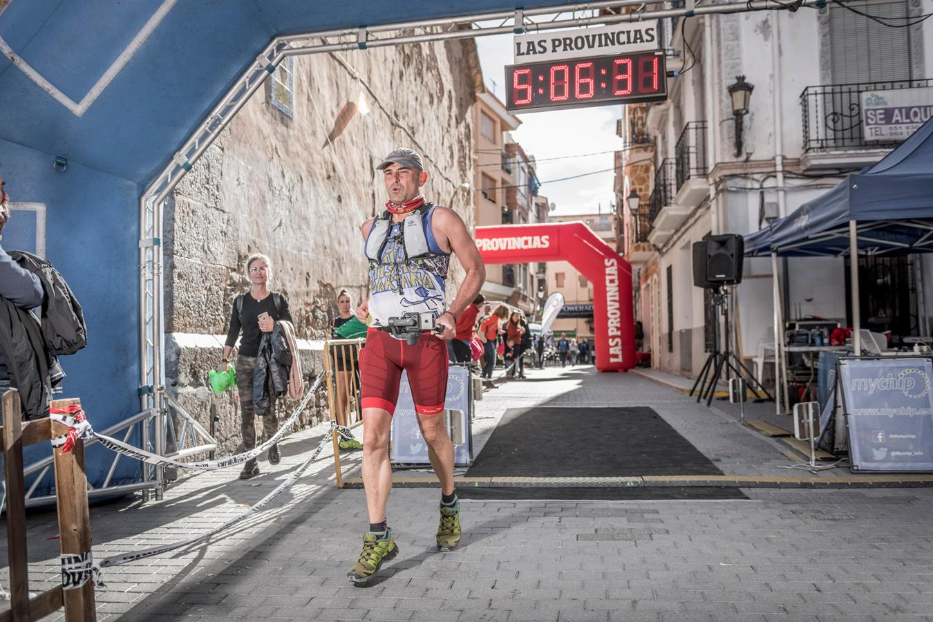 Galería de fotos de la llegada a meta de la carrera de 30 kilómetros del Trail de Montanejos 2018