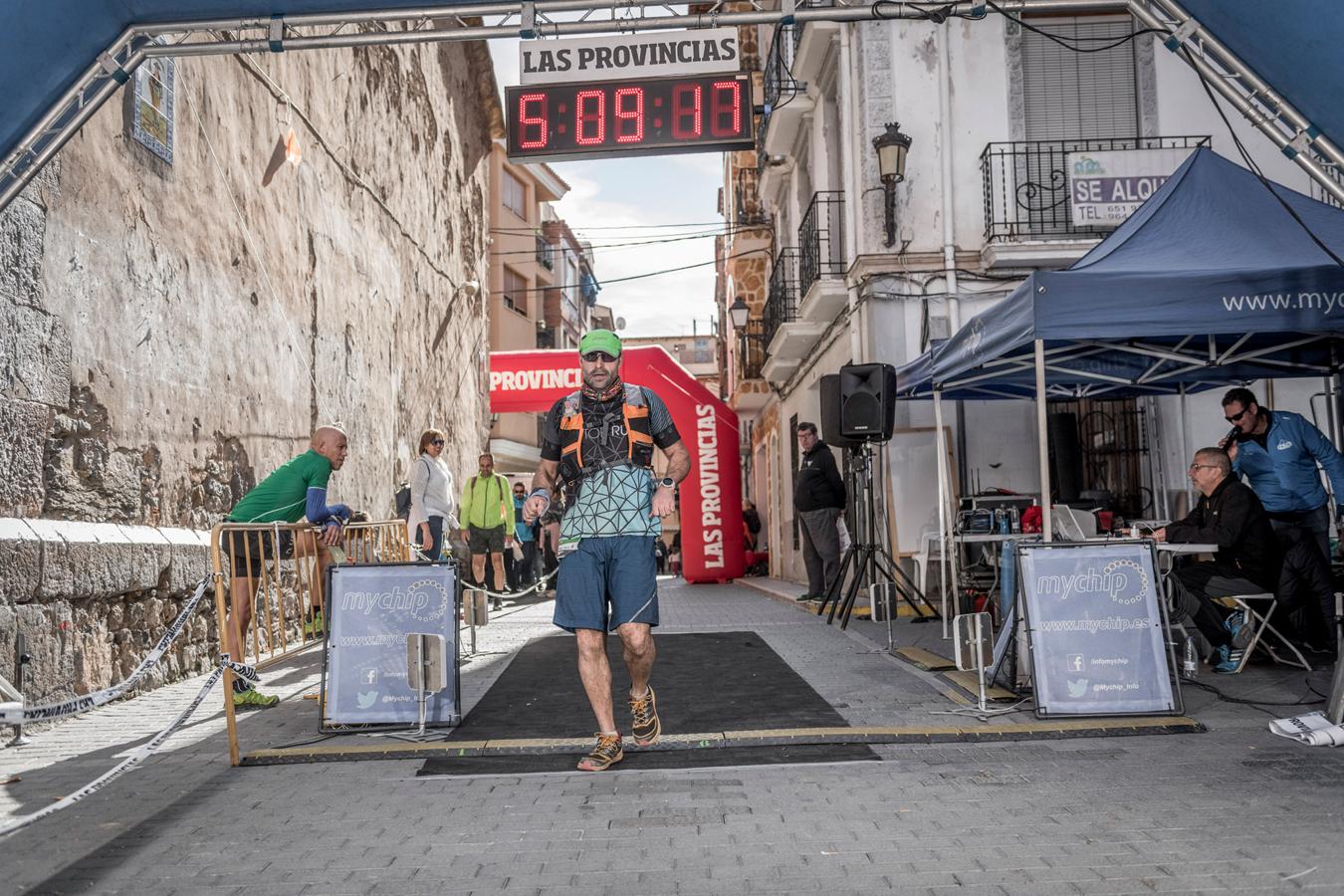 Galería de fotos de la llegada a meta de la carrera de 30 kilómetros del Trail de Montanejos 2018