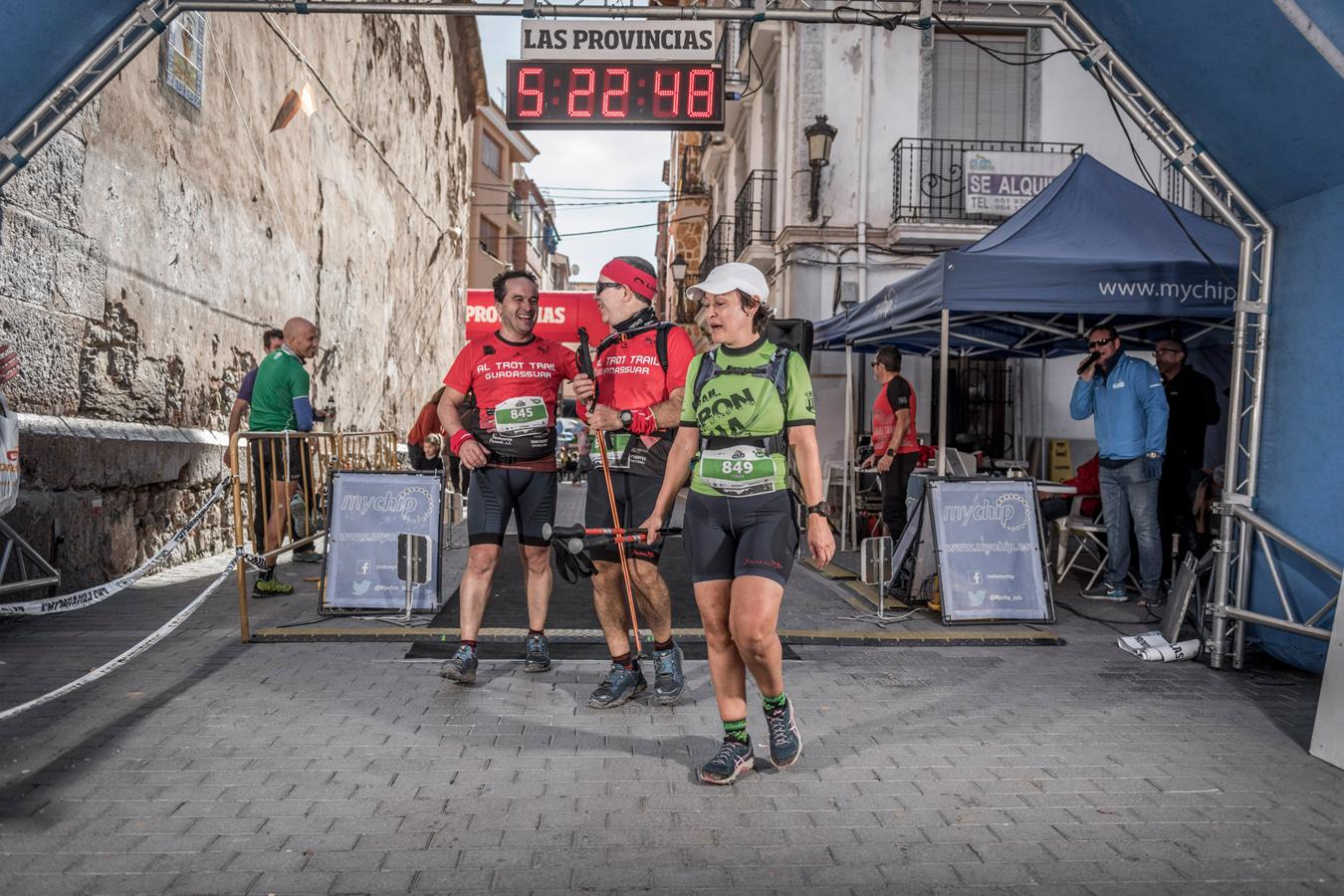 Galería de fotos de la llegada a meta de la carrera de 30 kilómetros del Trail de Montanejos 2018