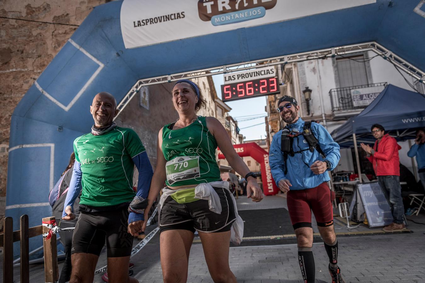 Galería de fotos de la llegada a meta de la carrera de 30 kilómetros del Trail de Montanejos 2018