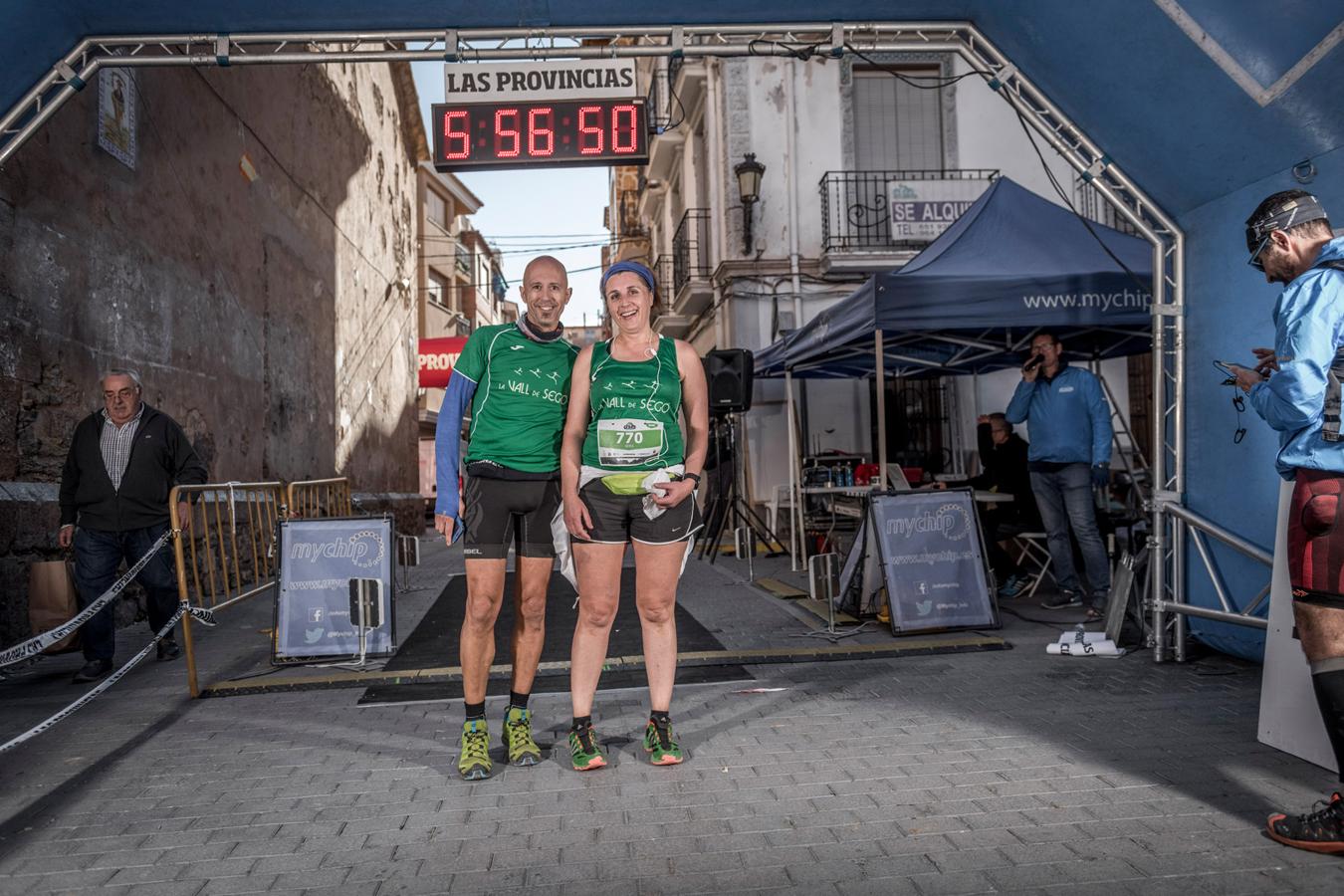 Galería de fotos de la llegada a meta de la carrera de 30 kilómetros del Trail de Montanejos 2018