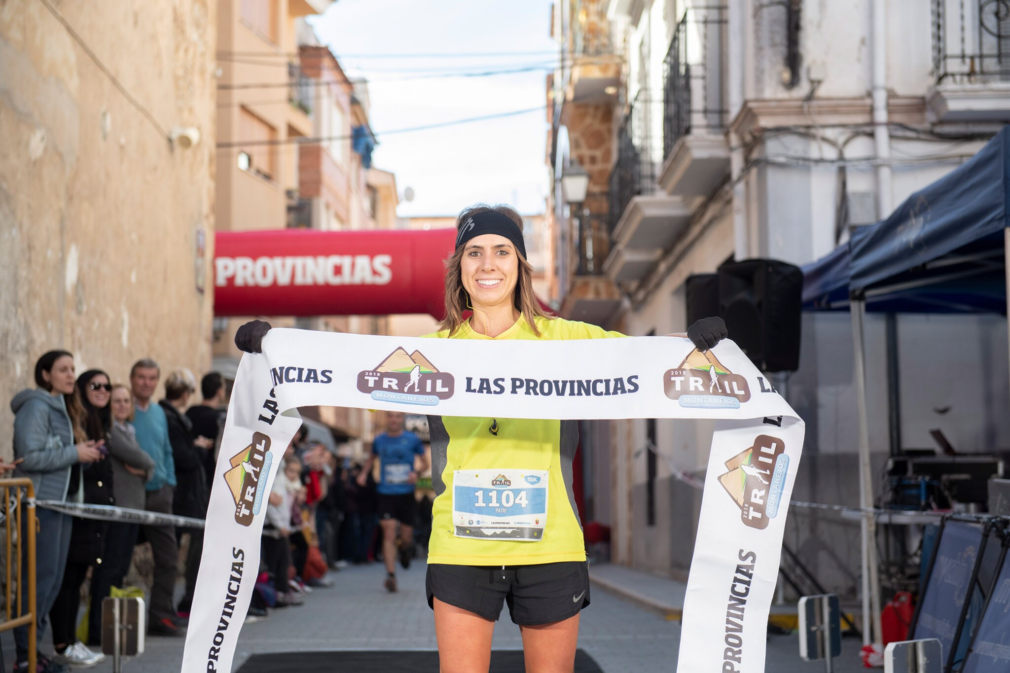 Galería de fotos de la llegada a meta de la carrera de 15 kilómetros del Trail de Montanejos 2018