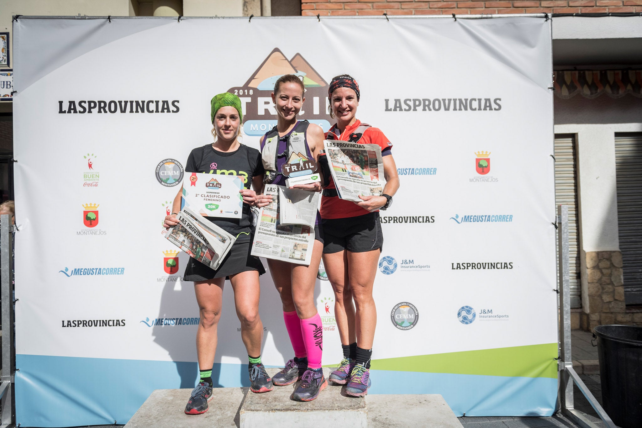 Galería de fotos de la llegada a meta de la carrera de 30 kilómetros del Trail de Montanejos 2018