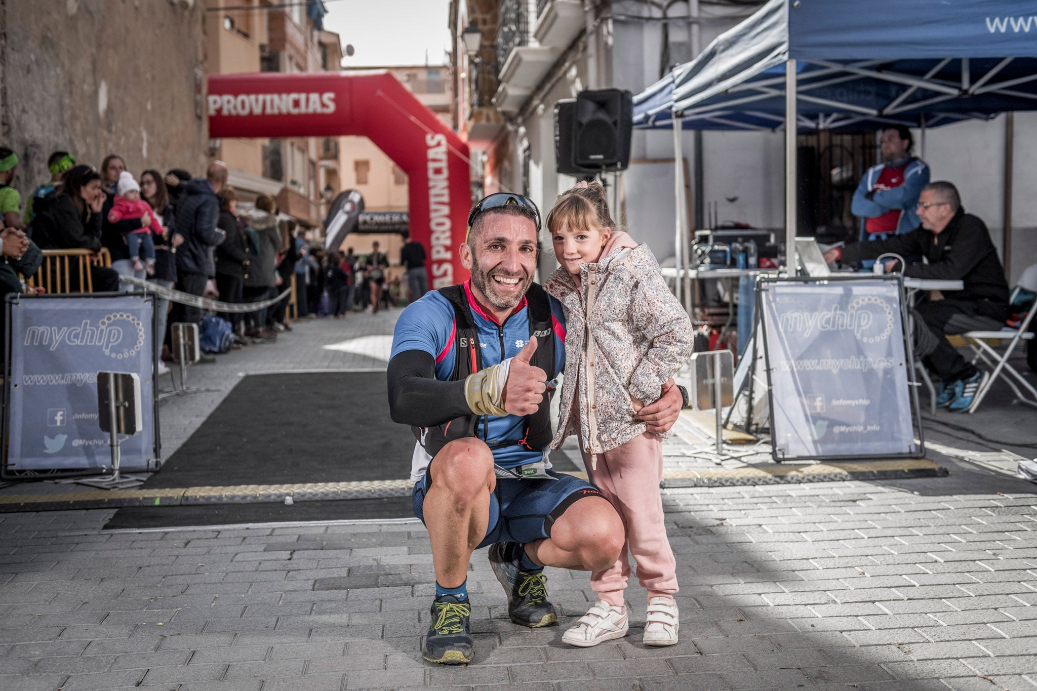 Galería de fotos de la llegada a meta de la carrera de 30 kilómetros del Trail de Montanejos 2018