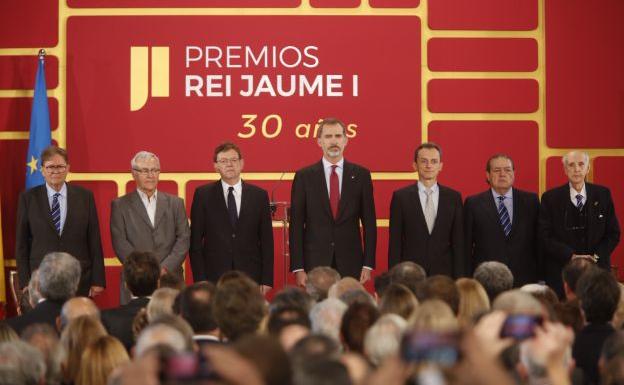 Inicio del acto de entrega de los Premios Jaume I.