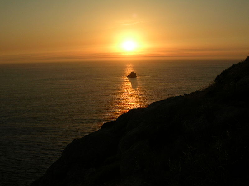 5. Desde la costa de Finisterre, en A Coruña