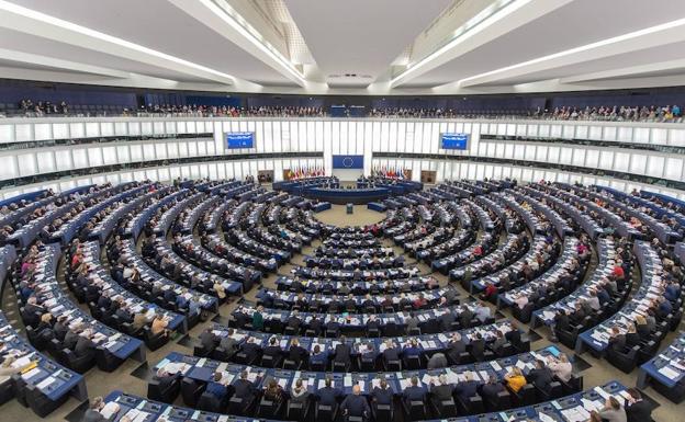 Pleno del Parlamento Europeo.