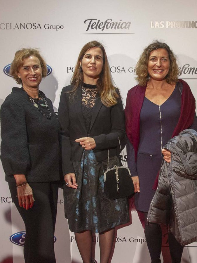 Constanza Rubio, María Vargas y Amparo Chilart.