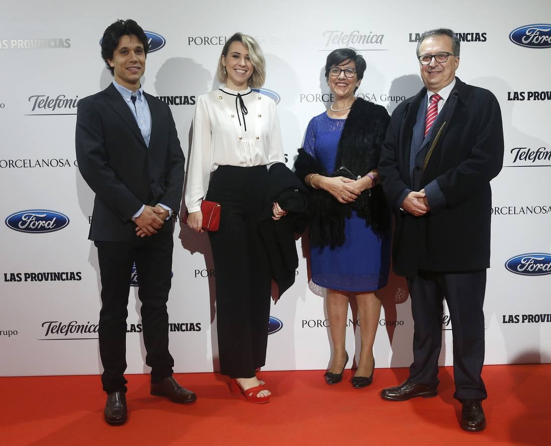 De izquierda a derecha, Javier Gené, Rosa Gasent, Carmen Moragues y Andrés Gené.