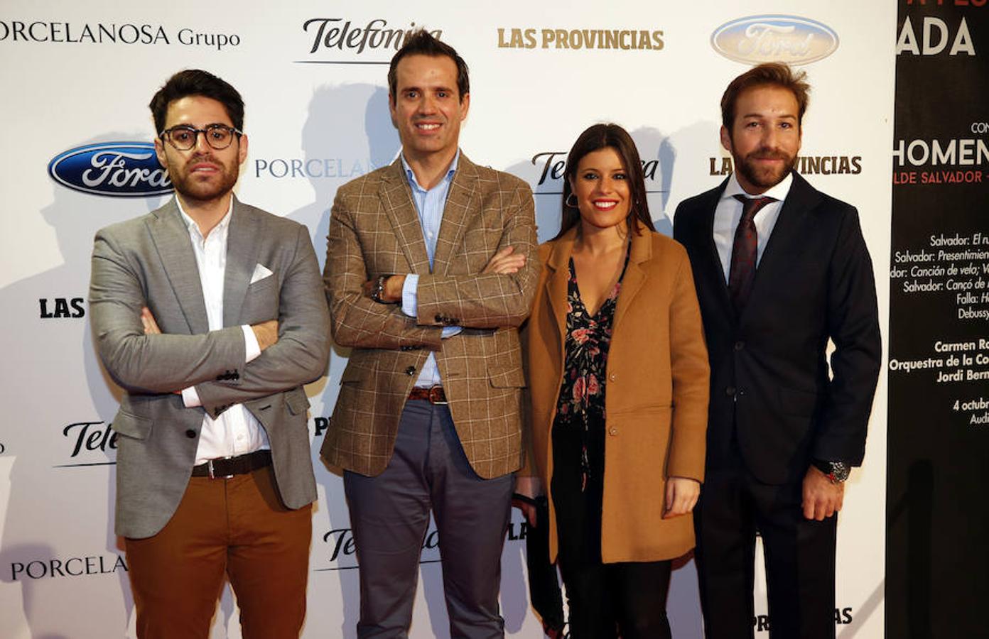 Matías Tejedor, Luis Pardo y Raquel Albiol, de 121MK, y Ignacio Millán, de JC Decaux. 