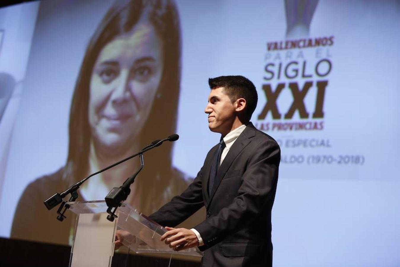 Homenaje a María José Grimaldo | Pepe Morató Grimaldo, hijo de María José Grimaldo, interviene para agradecer la concesión del premio.