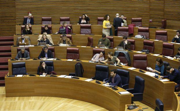 Debate de los presupestos de la Generalitat Valenciana en Les Corts.