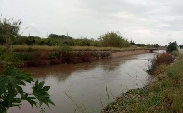 El río Vaca a su paso por Xeraco. 