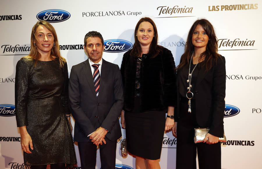 Asun Pellicer, José Manuel Orta, Elena Lluch y Silvia Monzó, del Clúster de la Automoción de la Comunitat Valenciana.