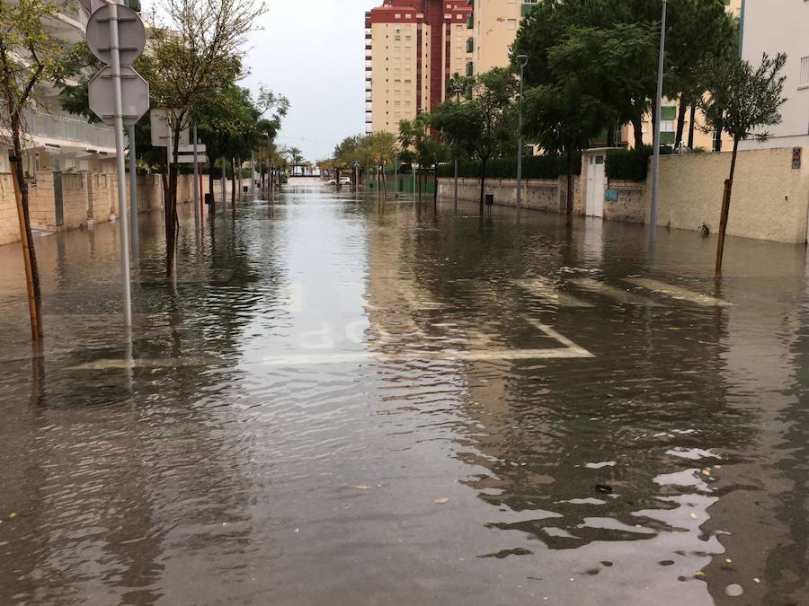 En doce horas se registrado hasta 300 litros por metro cuadrado en Ador, 285,2 litros en la localidad de Rótova; 213,4 en Barx; en La Font d'en Carròs, 157; 144,2 en Villalonga; y 134 en Pinet.