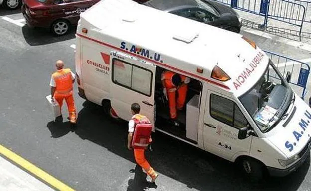 Imagen de archivo de una ambulancia del Samu. 