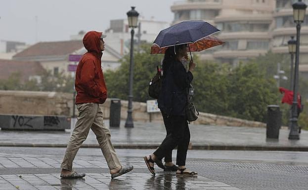 El final del frente de lluvias deja 98 litros en Vall de Laguart (Alicante)