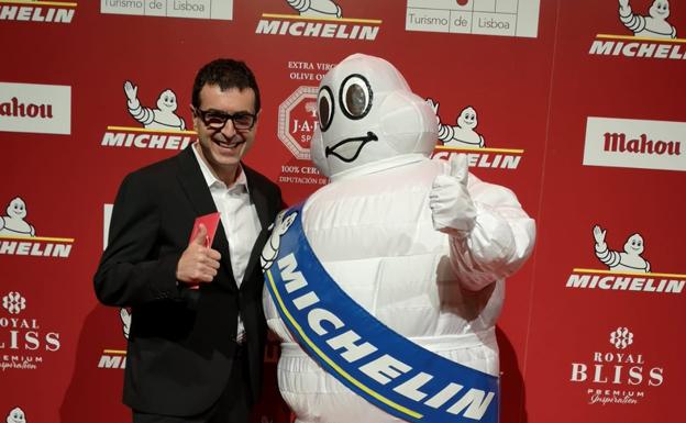 Ricard Camarena en la Gala de entrega de las estrellas Michelin en Lisboa.