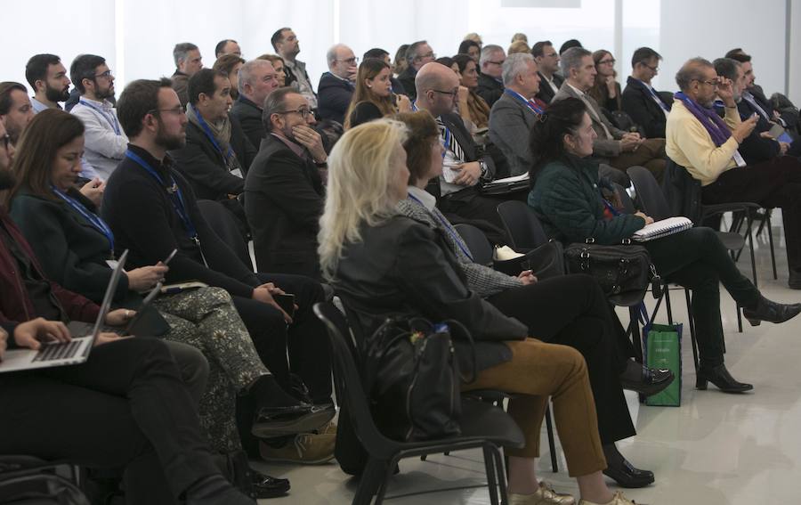 Asistentes al congreso Big Data celebrado en el edificio Veles e Vents en la Marina de Valencia