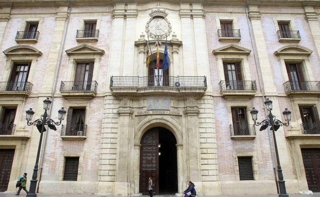 Edificio del Tribunal Superior de Justicia valenciano. 