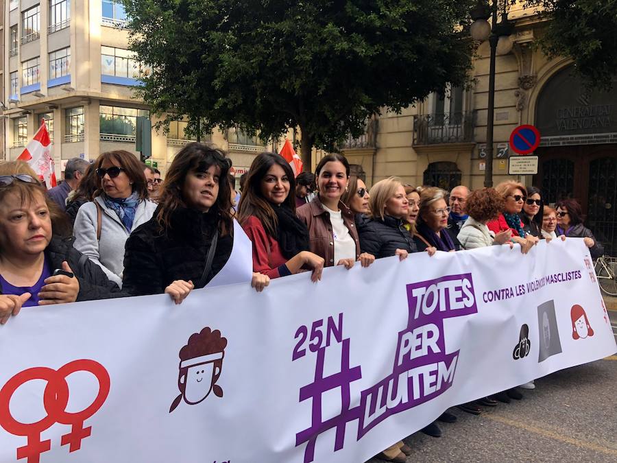 Fotos: Fotos Manifestación contra la violencia de género en Valencia