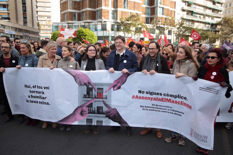 Fotos: Fotos Manifestación contra la violencia de género en Valencia