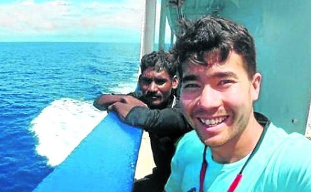 Una imagen de Jon Allen Chau, que murió asesinado por una tribu de una remota isla de India. 