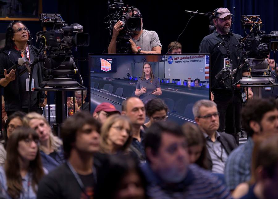 Fotos: InSight de la NASA aterriza en Marte