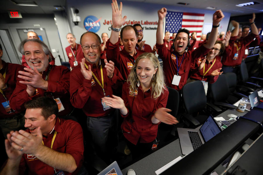 Fotos: InSight de la NASA aterriza en Marte