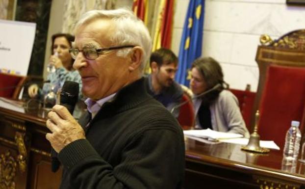 Joan Ribó, en el Ayuntamiento de Valencia.