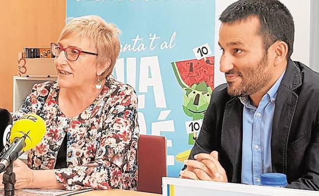 Ana Barceló y Vicent Marzà. 