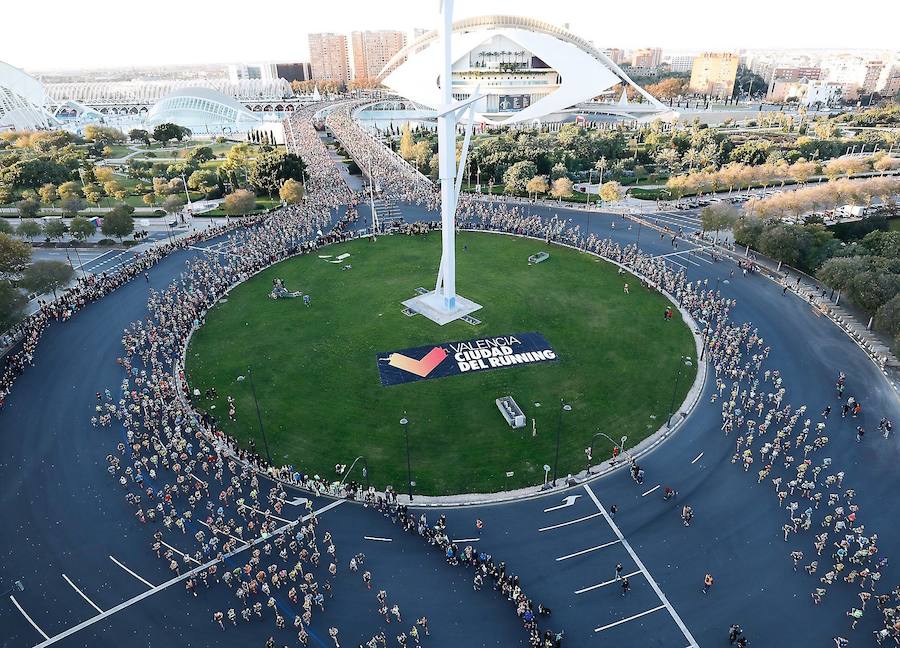 Las mejores imágenes del Maratón Valencia Trinidad Alfonso EDP